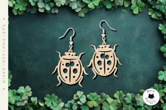 Animal Earrings Laser Cut Files | Creepy Crawlers SVG Product Image 2