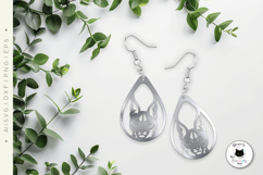 Big Cats Vol.3 | Animal Teardrop Earrings Laser Cut Product Image 2