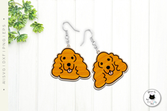Cocker Spaniel SVG | Dog Laser Cut Earrings Product Image 2