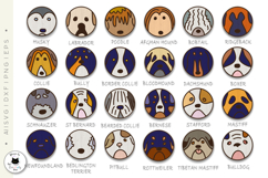 Dog Stud Earrings Laser Cut Bundle | Dog Breeds SVG Product Image 3