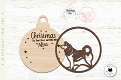 Layered Dog Christmas Ornaments Vol.5 | Laser Cut Ornament Product Image 4