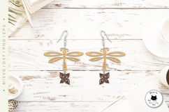 Dragonfly Laser Cut Earrings SVG | Laser Cut Jewelry Product Image 3
