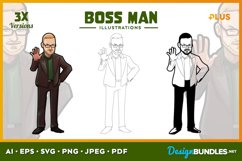 Boss Man Illustrations Product Image 1