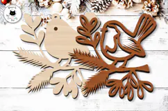 Scandinavian Folk Ornaments | Layered Christmas Decor SVG Product Image 3