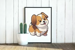 Cute Little Puppy SVG, cute dog Clipart PNG Product Image 2