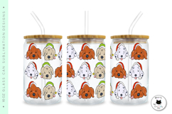 16 Oz Glass Can Designs | Christmas Glass Can Wraps Product Image 5