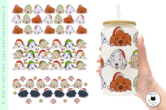 16 Oz Glass Can Designs | Christmas Glass Can Wraps Product Image 3