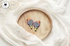 Cute Halloween Jewelry | Spooky Season Stud Earrings Product Image 5