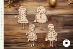 Magical Fairy Christmas Ornament Laser Cut SVG Designs Product Image 3