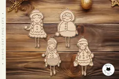 Magical Fairy Christmas Ornament Laser Cut SVG Designs Product Image 3