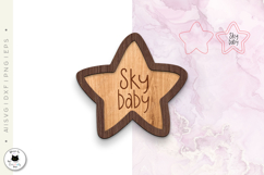 Layered Star Stud Earrings Laser Cut | Celestial Earrings Product Image 4