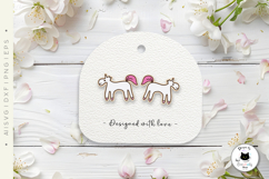 Cute Pony Animal Stud Earrings | Horse Laser Cut SVG Product Image 4
