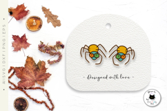 Spider Laser Cut Stud Earrings | Halloween Creepy Crawlers Product Image 2