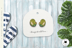 Lizard Stud Earrings Laser Cut | Animal Laser Earrings Product Image 4