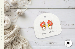 Funny Alpaca Stud Earrings Laser Cut | Llama Earrings SVG Product Image 3