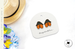 Rottweiler Dog SVG File | Stud Earrings Laser Cut Product Image 3