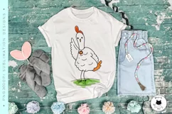 Funny Chicken Illustrations | Farm Animal Doodles Product Image 5