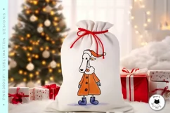 Silly Christmas Reindeer PNG | Funny Christmas Doodles Product Image 2