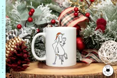 Silly Christmas Reindeer PNG | Funny Christmas Doodles Product Image 3