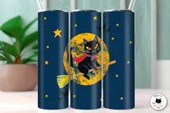 Spooky Seamless Tumbler Pattern | Halloween Tumbler Wrap Product Image 3