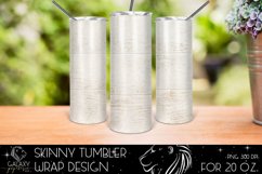 Wood 20 Oz. Skinny Tumbler Wrap Sublimation Design Product Image 1
