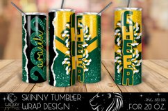 Add Name Cheer Tumbler Sublimation, Tumbler Design PNG Product Image 2