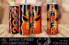 Add Name Cheer Tumbler Sublimation, Tumbler Design PNG Product Image 2