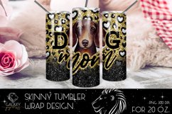Dog Mom Valentines day Tumbler Sublimation, Tumbler Design Product Image 1