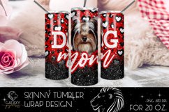 Dog Mom Valentines day Tumbler Sublimation, Tumbler Desi Product Image 1