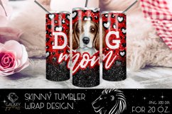 Dog Mom Valentines day Tumbler Sublimation, Tumbler Desi Product Image 1