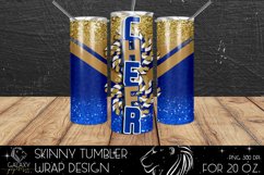 Cheer Tumbler Sublimation, Tumbler Design PNG Product Image 1