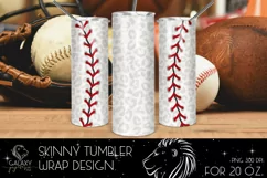 Baseball Ball Tumbler Sublimation, Tumbler Design PNG Product Image 3