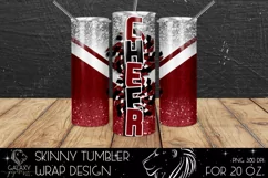 Cheer Tumbler Sublimation, Tumbler Design PNG Product Image 3