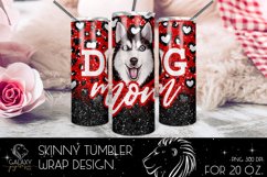 Dog Mom Valentines day Tumbler Sublimation, Tumbler Design Product Image 1