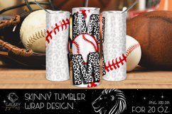 Baseball Mom Tumbler Sublimation, Tumbler Design PNG Product Image 2