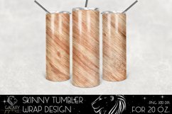 Wood 20 Oz. Skinny Tumbler Wrap Sublimation Design Product Image 2