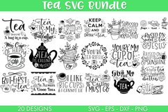 Tea SVG Bundle Sublimation Cut file Product Image 2