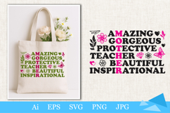 Mother&#039;s day SVG | Mom Word Art | Words of kindness Product Image 1