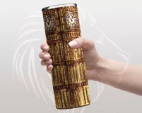 Big ben Tumbler Sublimation Design, Big Ben London Tumbler Product Image 3