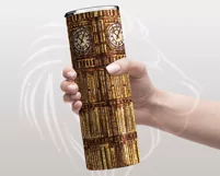 Big ben Tumbler Sublimation Design, Big Ben London Tumbler Product Image 4