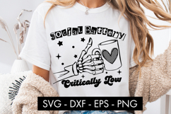 Social Battery Critically Low SVG Product Image 1
