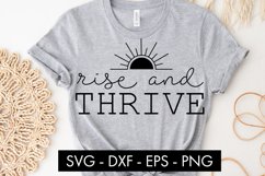 Rise And Thrive SVG Cut File PNG Product Image 2
