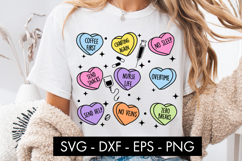 Funny Nurse Candy Heart SVG PNG Sublimation Product Image 1