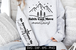 Faith Can Move Mountains SVG PNG Sublimation Product Image 1