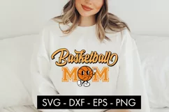 Retro Basketball Mom SVG PNG Cut file Product Image 1