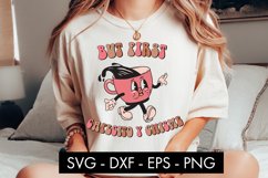 But First Cafecito Y Chisme SVG Cut File PNG Sublimation Product Image 1