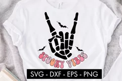 Spooky Vibes Halloween SVG Cut File PNG Sublimation Product Image 2