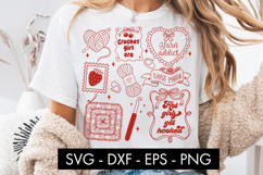 Funny Coquette Crochet Girl Era SVG Product Image 1