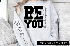 Be You The World Will Adjust SVG PNG Sublimation Product Image 1