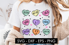 Gen Z SVG Candy Hearts PNG Sublimation Product Image 2